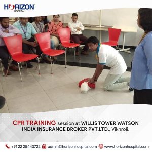 CPR Training Session at Willis Tower Watson India Insurance Broker Pvt.ltd Vikhroli